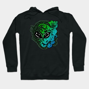 Abstract Alien Hoodie